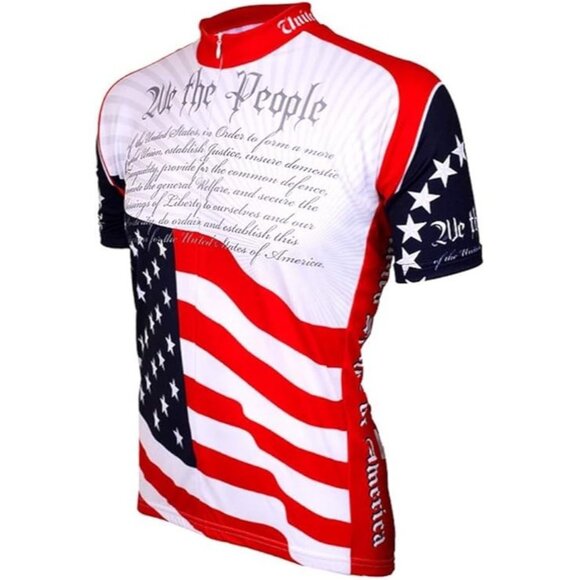 World Jerseys Other - World Jerseys Men's U.S. Constitution Cycling Jersey Size L